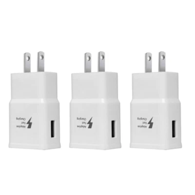 Lote de carga bloque adaptador rápido cargador de pared USB para Samsung S20 S10 S9 Android Foto 1 de 4