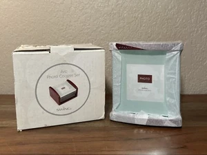 Swing Arc Photo Coasters Set Of 4 New Box Has Wear - Picture 1 of 24