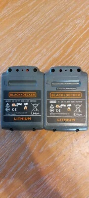 Black + Decker 18V 2.0Ah Lithium-ion Battery BL2018 Original Batteries  - Image 1 of 4