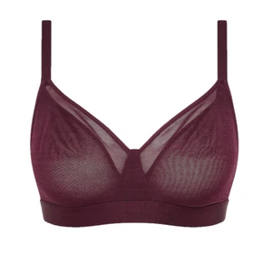 Boody Bamboo FreeMesh Full Bust Wireless Bra Fig Purple Size XL NWT - Picture 1 of 5