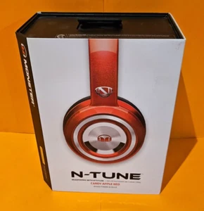 MONSTER N-Tune On-ear Headphones with Attitude - Candy Apple Red - Picture 1 of 4