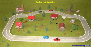 Faller AMS -  Autorennbahn  Autobahn  - Schienenmaterial - - Bild 1 von 1