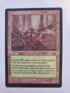 MTG Magic The Gathering Card hickory WoodlotLand Mercadian Masques 1999 - Picture 1 of 2