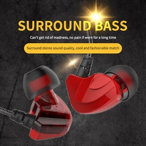 Surround Bass High-End Sport Headset Metal In-Ear Kopfhörer Surround Bass S200 - Picture 1 of 12