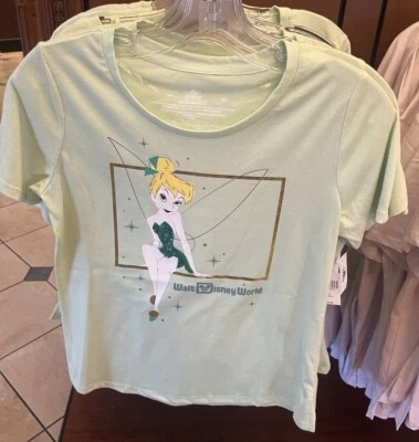 2024 Disney Parks Tinkerbell Shirt L XL 1X  NEW - Imagem 1 de 4