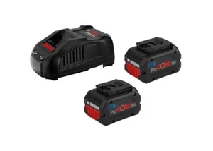 Starter Set Bosch ProCORE 18 V, 2x 5,5 Ah Li Akkus + GAL1880CV Ladegerät - Bild 1 von 3