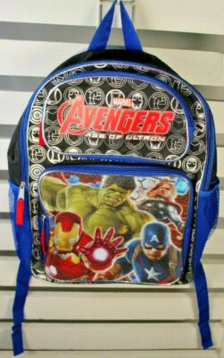 Marvel Avengers Age of Ultron School Backpack 14" Medium Boys Book Bag - Image 1 of 4