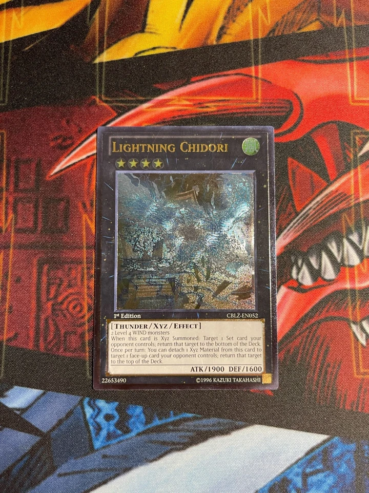 Yu-Gi-Oh! Lightning Chidori CBLZ-EN052 ** Ultimate Rare | 1st Ed | NM ** - Image 1 of 1
