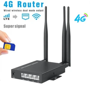 Routeur professionnel 3G/4G LTE avec Sim avec 4 ports LAN pour usage externe - Photo 1/8