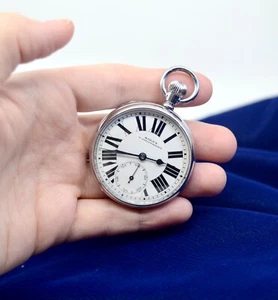 Rolex World's Records Stainless Steel Manual wind Pocket watch w/sub-dial - Imagen 1 de 9