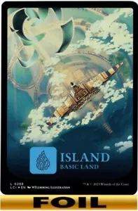 1x - Insel (#288) - FOLIE VOLLKUNST - Verlorene Höhlen von Ixalan - Neuwertig MTG - Bild 1 von 1