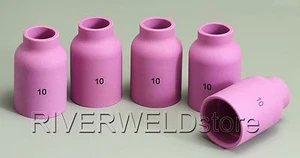 TIG Welding Torch WP 17 18 26 Alumina Gas Lens 53N88 5PCS - Picture 1 of 3