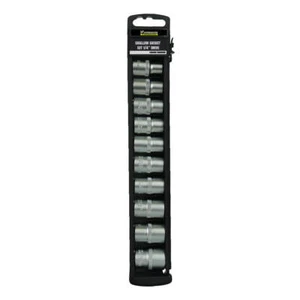 Shallow Socket Set Metric 1/4" Drive 5-14mm with Holder - Picture 1 of 2