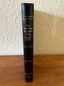 HEILIGE BIBEL NASB AKTUALISIERTE AUSGABE Index roter Buchstabe Bonded Leather World 1995 - Bild 1 von 9