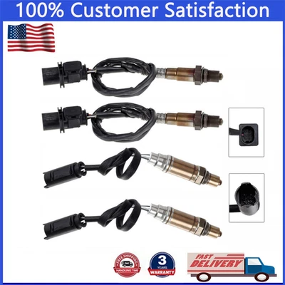 4PCS Upstream+Downstream Oxygen O2 Sensor For BMW X5 4.4L 4.8L V8 2004 2005 2006 Foto 1 de 4