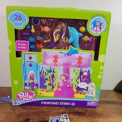Polly Pocket Mermaid Stars Motorized Aquarium G8602 NIB / NRFB - 2004 - Image 1 of 4