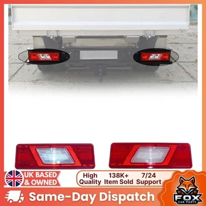 Ford Transit Kipper (ab 2013) Paar (rechte & linke Seite) Rücklicht Lampenglas - Bild 1 von 3
