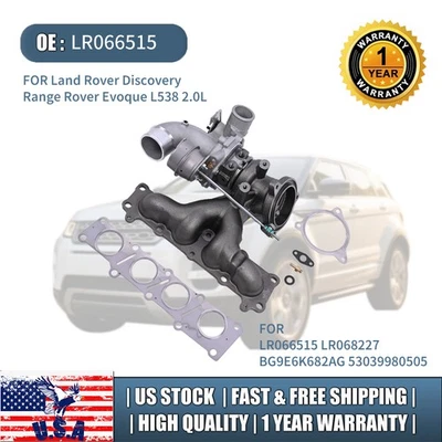 Cargador turbo para Land Rover Range Rover Evoque Discovery 2.0 2014-17 LR066515 Foto 1 de 4