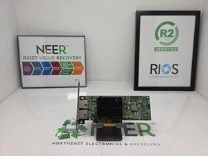 Carte adaptateur réseau Dell Broadcom 57406 double port 10G RJ-45 0NC5VD pleine hauteur - Photo 1/3