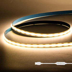 Strisce LED COB USB 5V Bianco Caldo 3000K 1M,320LED Strisce LED COB  - Foto 1 di 12