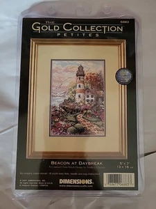 Dimensions Gold Collection Petites Beacon at Daybreak Counted Cross Stitch Kit - Picture 1 of 4