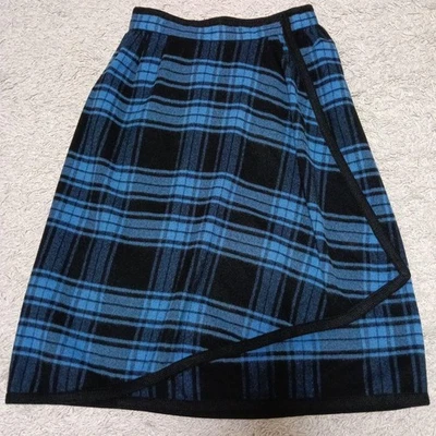 Falda envolvente Yves Saint Laurent mujer M muy buena condición patrón a cuadros vintage edición limitada Foto 1 de 4