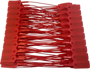 100 Sigilli Di Sicurezza in Plastica. Economico, Regolabile Con Un'Applicazione - Afbeelding 1 van 12