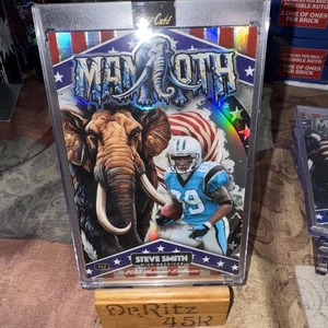2025 Wild Card Jumbo National Exclusive Mammoth Football Steve Smith Sr 1/1 - Picture 1 of 2