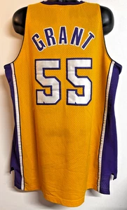 Los Angeles Lakers #55 Brian Grant Basketball Jersey Men's SZ:  XL Yellow - Used - Picture 1 of 14