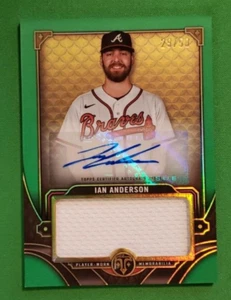 2022 Topps Triple Threads IAN ANDERSON AUTO JUMBO RELIC #d/50 - Picture 1 of 2