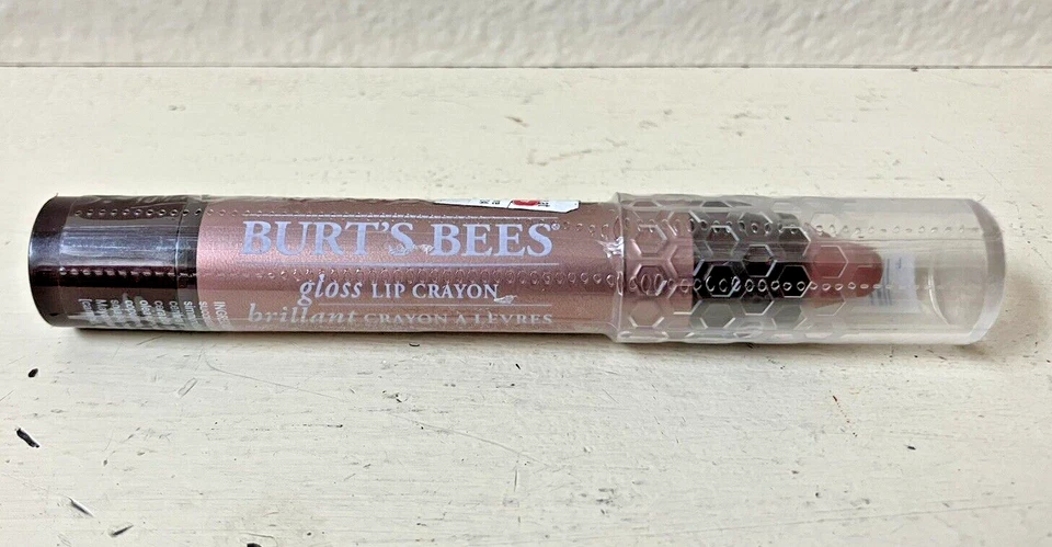 2x Burt's Bees Outback Oasis 401 Gloss Lip Brilliant Crayon 100 Natural