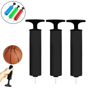 3PC Sport Manual Hand Air Pump Inflate Needle Ball Basketball Volleyball Soccer - Picture 1 of 1