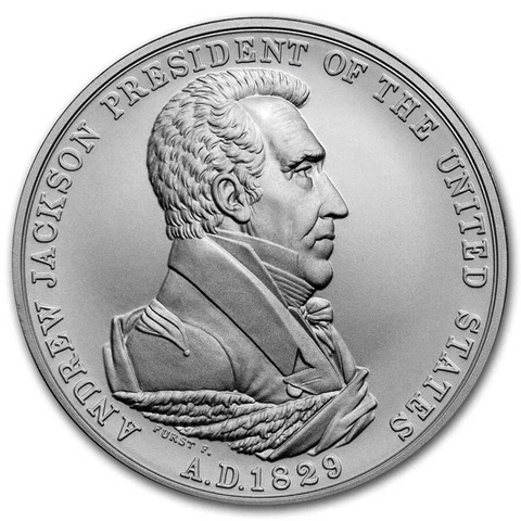 U.S. Mint Silver Andrew Jackson Presidential Medal - SKU#231188 Cover