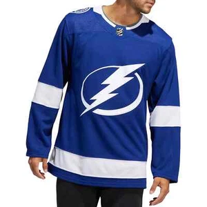 $180 adidas Tampa Bay Lightning NHL Authentic Pro Home Jersey Men's Size 54 XL - Picture 1 of 10