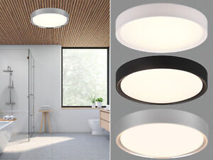 LED Deckenleuchten fürs Bad & Gäste WC, flache runde Badezimmerdeckenbeleuchtung