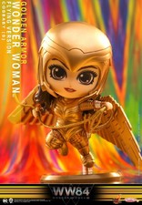 Hot Toys Wonder Woman COSBABY COSB728 Flying Golden Armor Ver. Mini Figure Doll