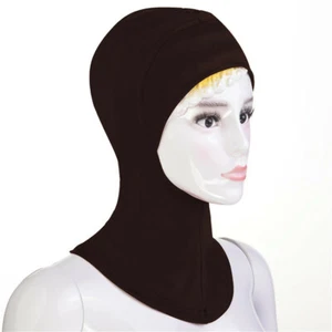 Women Muslim Inner Hats Ninja Underscarf Hat Islamic Hijab Bonnet Neck Cover Cap - Picture 1 of 88