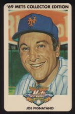 5m 1969 Champion Miracle Mets (25th Anniversary): Joe Pignatano Phone Card
