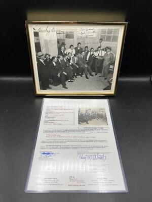 1941 National League Champion Brooklyn Dodgers 8x Team Signed Photo JSA LOA - Image 1 of 4