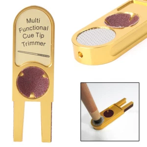 U Billard Pool Snooker Queue Spitze Schaber Trimmer Former Polierer Reparatur Set - Bild 1 von 8