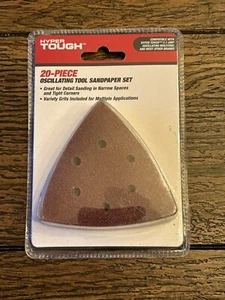 Hyper Tough JB98009J, 20-Piece Oscillating Tool Sandpaper Set - NEW Unopened. - Picture 1 of 2