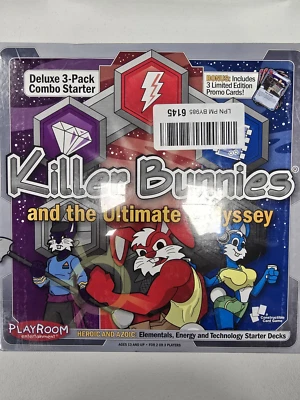 Killer Bunnies And The Ultimate Odyssey Heroic & Azoic Paquete de 3 Set de Inicio SELLADO Foto 1 de 2