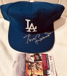 Tommy Lasorda signed autographed autograph auto Los Angeles Dodgers cap hat JSA - Picture 1 of 1