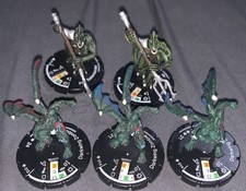 5 Mage Knight Darkwing Zombie (3) Fire Salamander 2 Lot  2002 Dungeons & Dragons