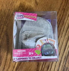 NEW Real Littles Mini Backpacks + 6 Surprises to Collect Metallic Silver - Picture 1 of 6