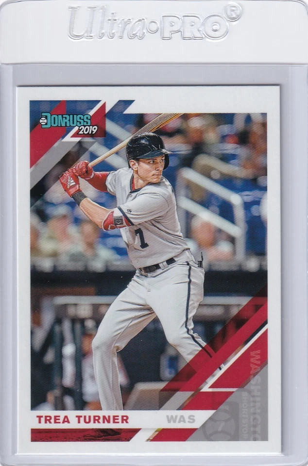 2019 DONRUSS TREA TURNER WASHINGTON NATIONALS BASEBALL - H4782 - Image 1 of 2