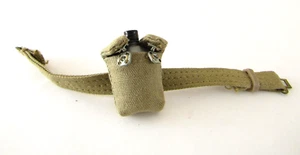 vintage 1960s G.I. Joe Canteen w/ Cover & Belt ~ 5-Star Snaps ~ EXCELLENT COND. - Picture 1 of 11