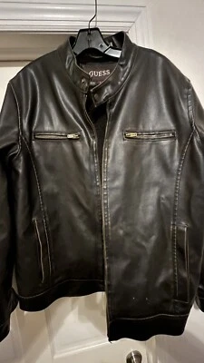 Men’s Vintage Guess  All Season Jacket Size L Dark Brown - Image 1 of 4