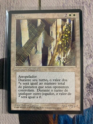 MTG Portuguese FBB 4th Edition Angry Mob  Pack Fresh - Image 1 of 2