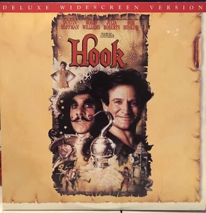 Hook Movie Robin Williams Julia Roberts Widescreen Laserdisc - Picture 1 of 2